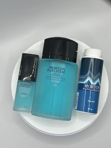 Vista 4 de MORTON MUSK KIT DE FRAGANCIA PARA HOMBRE AZUL CAJA 150 ML