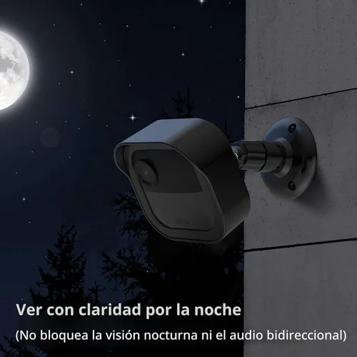 Vista 4 de Blink Outdoor 4 (4.ª generación) - Soporte de pared, cubierta protectora resistente a la intemperie y montaje ajustable de 360 grados con soporte