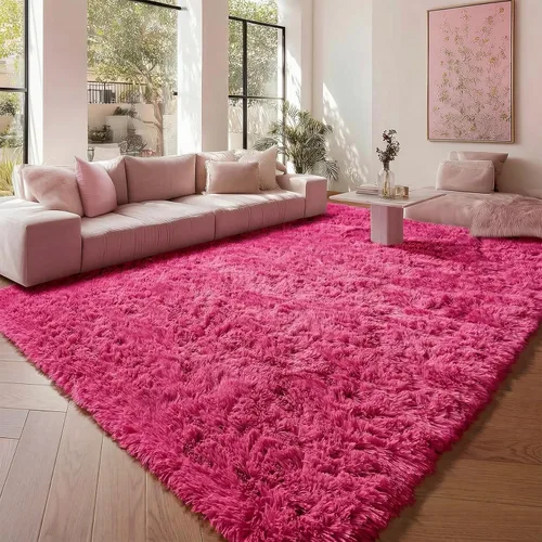 Vista 155 de ONASAR - Alfombra de pasillo negra de 2 x 6 pies, esponjosa, lavable, ultrasuave, afelpada, peluda, tapete para bebés, dormitorio de niños, armario