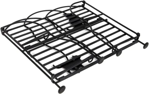 Vista 4 de Lily's Home Cat Lovers - Estante de alambre de metal negro para encimera, ideal para artículos del hogar, organizador de cocina, almacenamiento
