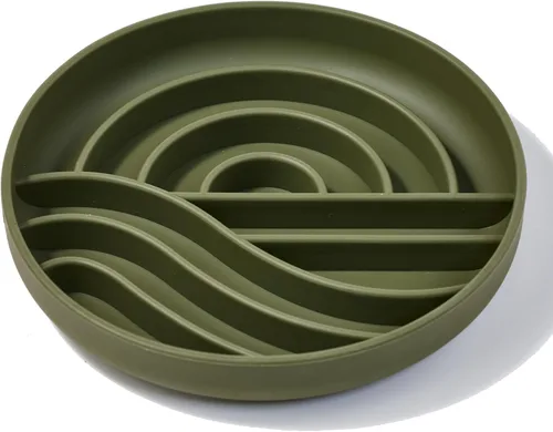 Vista 18 de OHMO Slow Feeder Dog Bowl, 5.9" Lick Mat for Dogs, Diamond, Camo Green verde (camo green)