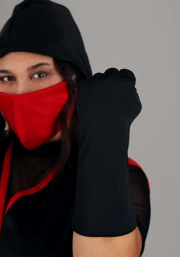 Vista 4 de Disfraz de Ninja de talla grande Stealth