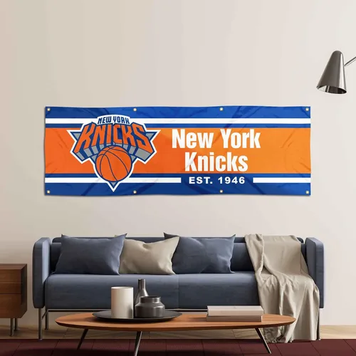 Vista 4 de WinCraft Pancarta grande de los New York Knicks de 2 x 6 pies