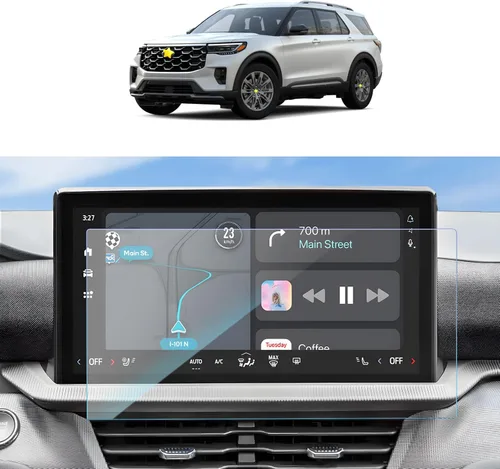 Vista 10 de SKTU Protector de pantalla para Ford Explorer 2023 2024 de 10.1 pulgadas para Ford Explorer 2020 2021 2022 2023 2024 10.1 pulgadas para Explorer