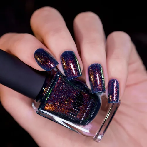 Vista 3 de ILNP Comet - Esmalte de uñas Cosmic Blue Shimmer