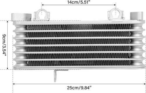 Vista 3 de TCT-MOTORPARTS Enfriador de radiador plateado apto para Suzuki GSXR1000 GSXR 1000 07-08 2007 2008
