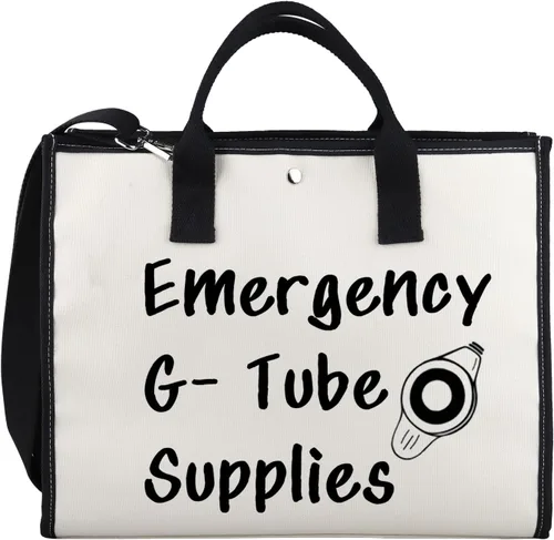 Vista 8 de XYANFA Bolsa de tubo de alimentación, regalo divertido para dietista, bolsa de maquillaje para cosméticos de enfermería, regalo de enfermería