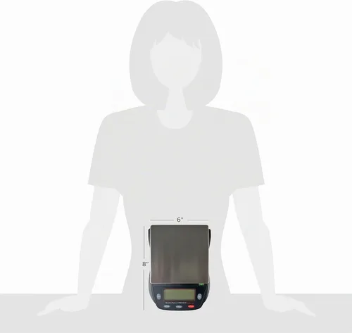 Vista 6 de GemOro Platinum PRO1001V - Báscula profesional para joyería, 35.27 oz x Capacidad de 35.27 oz con legibilidad de 0.004 oz; diseño de encimera