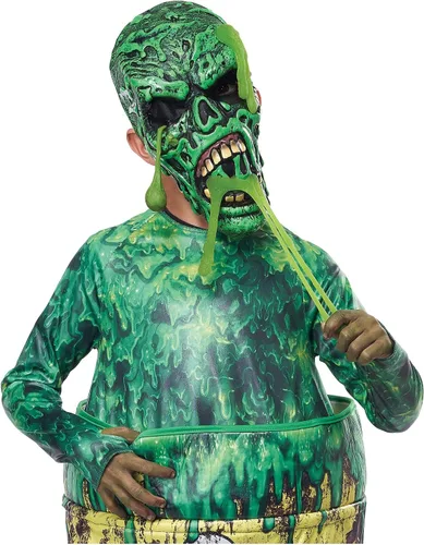 Vista 4 de Disfraz de Zombie Toxic Waste para niño