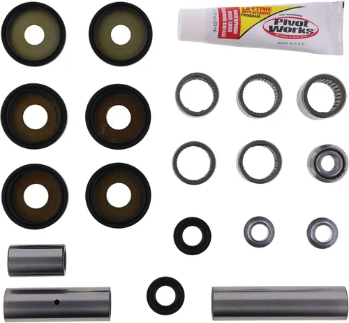 Vista 3 de Pivot Works Nuevo kit de reconstrucción de eslabones Pivot Works PWLK-S26-000 para Suzuki RM 125 1991, Suzuki RM 250 1991