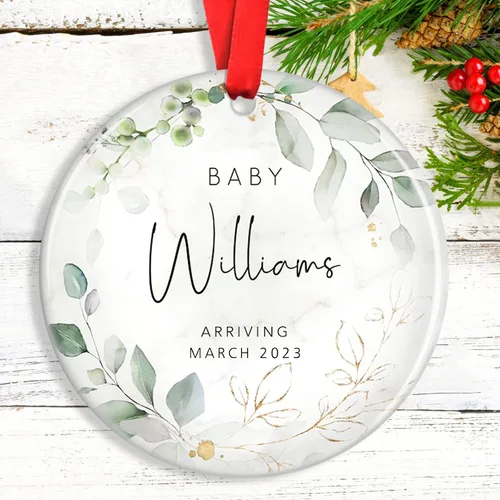 Vista 13 de Adornos de Navidad personalizados para camión volquete, adorno personalizado para bebé, adornos para árbol de Navidad para niños, adornos de camión