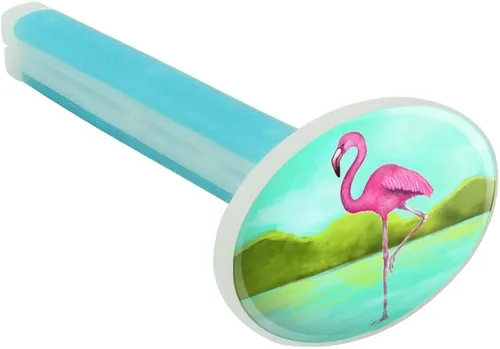 Vista 4 de GRAPHICS & MORE Clip de ventilación para ambientador de coche Pink Flamingo in Water