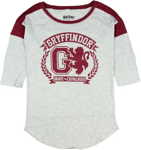 Vista 2 de Harry Potter Gryffindor Juniors Raglan Athletic Tee Shirt T-Shirt