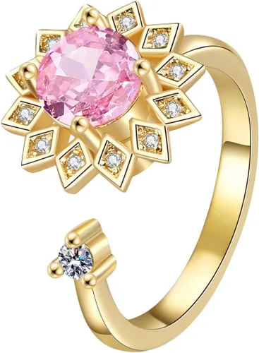 Vista 124 de Anillo de plata de ley 925, minimalista, ajustable, hecho a mano, para mujeres y niñas
