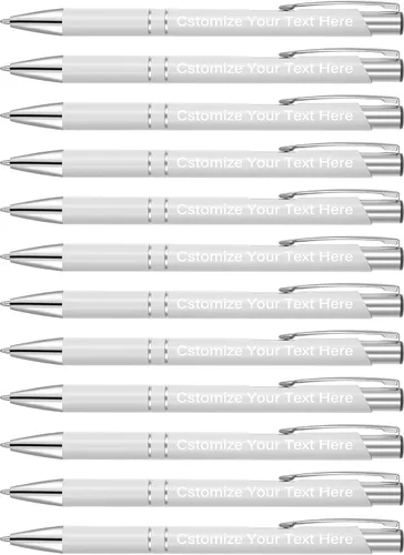 Vista 18 de Kingluu Hasta 500 bolígrafos personalizados, bolígrafos personalizados de tinta negra con tu nombre, logotipo, mensaje, texto, para oficina, Rojo