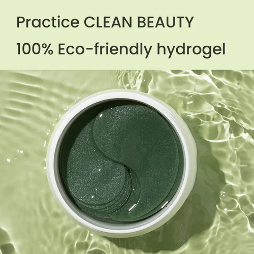Vista 7 de HEIMISH Matcha Biome - Parche de hidrogel para ojos – Parches antienvejecimiento para debajo de los ojos, hidratante, reafirmante, calmante