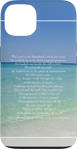 Vista 7 de Psalm 23 Beautiful Christian Beach - Funda para iPhone 17
