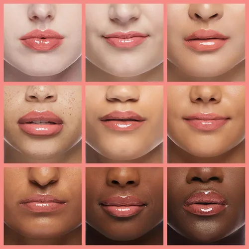 Vista 3 de Manteca de Karité Lip Gloss de lato brillo L.A. Colors, de 0,14 onza, Bebé Pastelillos (Baby Cakes)