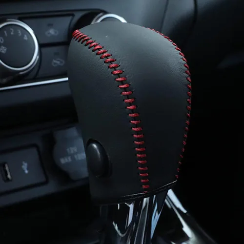 Vista 9 de XITER Funda de cuero para palanca de cambios, protector de guarnición para transmisión automática, accesorios interiores para Nissan Altima
