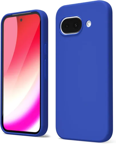Vista 102 de oakxco para Google Pixel 6A Funda de teléfono de silicona líquida, diseño estético lindo y delgado para mujer y niña, cubierta de gel suave, lisa