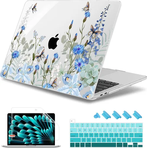 Vista 9 de May Chen Funda para MacBook Pro de 13 pulgadas M2 2023, 2022, 2021, 2020 A2338 M1 A2251 A2289, carcasa rígida de plástico para MacBook Pro de 13