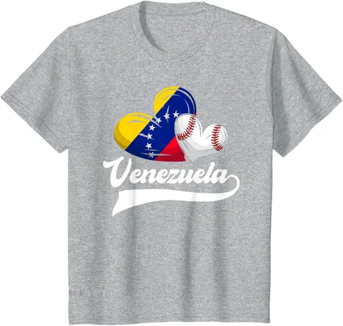 Vista 36 de Camiseta de béisbol venezolana con diseño de corazón y bandera de Venezuela, Negro