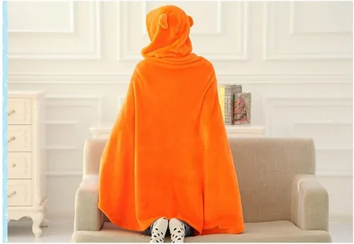 Vista 5 de COSPLAZA Capa de disfraz de cosplay para mujer, manta con capucha de moda
