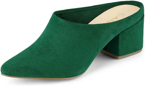 Vista 18 de Allegra K Sandalias de tacón de bloque para mujer Beige