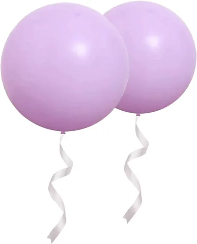 Vista 16 de Globos redondos gigantes de 24 pulgadas, paquete de 10 globos de látex negro para sesiones de fotos, bodas, baby shower, decoraciones de fiesta
