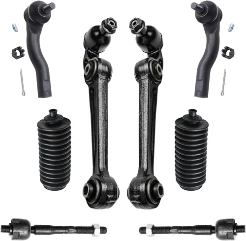Vista 243 de Detroit Axle - Kit de brazos de control de extremo de 8 piezas para Toyota 2001-2003 Highlander 2002-2003 Camry Lexus ES300, 2 conjuntos de brazos