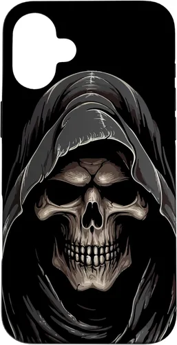 Vista 23 de Carcasa con capucha de fantasma de calavera para iPhone 17