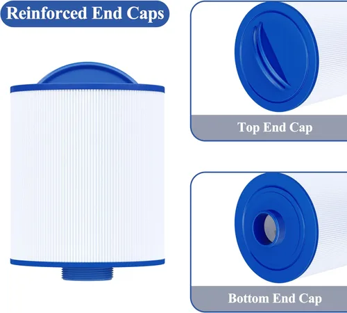 Vista 4 de Cryspool® 05014 Filtro compatible con 5CH-25, PMAX25P4, PTL20W-SV-P4, 108868, SD-00798, Cartucho de filtro de spa de 25 pies cuadrados, paquete de 2