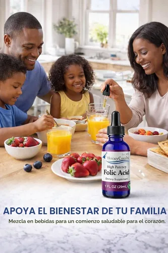 Vista 6 de HoneyCombs Gotas líquidas prenatales de ácido fólico, 1 oz