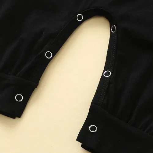 Vista 8 de Dkygxwt Disfraz de Halloween para recién nacido, para niños, niñas, cosplay, manga larga, enterizo, traje con sombrero, ropa para niños