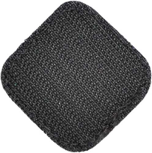 Vista 2 de HAZARD 4 Parche de moral en forma de diamante con logotipo de la empresa - Negro Negro/Gris
