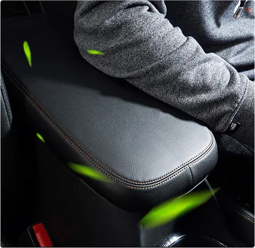 Vista 17 de YEE PIN Funda para reposabrazos central de automóvil, funda para tapa de consola Rogue X-Trail 2014-2019, caja de reposabrazos de consola central