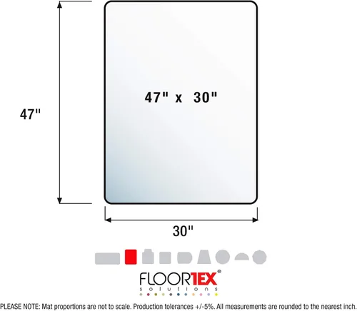 Vista 7 de Floortex, Transparente