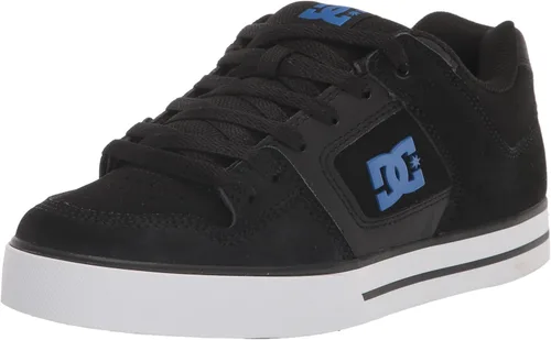 Vista 5 de DC Pureskateshoe - Zapatos de skate para hombre Negro/Negro/Blanco