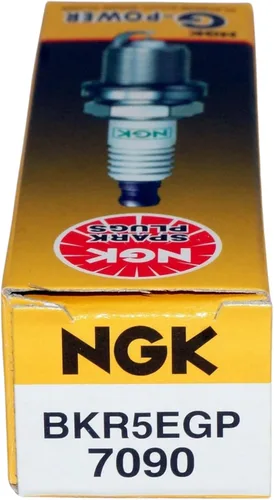 Vista 6 de NGK 7090 bujías de platino G-Power, BKR5EGP, 6 unidades NUEVAS