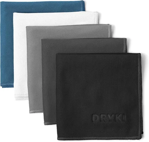 Vista 18 de DRYKI Pocket-Sized Sweat Towels - Original Sweat Absorbing Handkerchiefs Negro