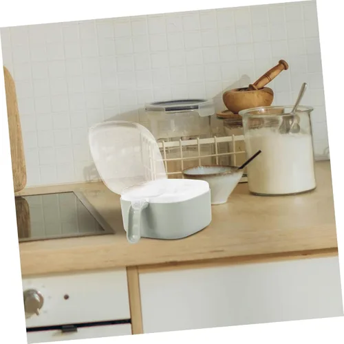 Vista 6 de Zerodeko Contenedores para refrigerador y congelador, organizador de especias contenedor de suministro de especias, caja de condimentos dividida