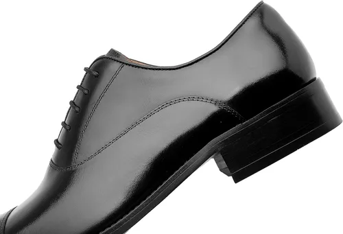 Vista 5 de Zapatos de vestir para hombre, zapatos de cuero formales con cordones Oxford para hombre