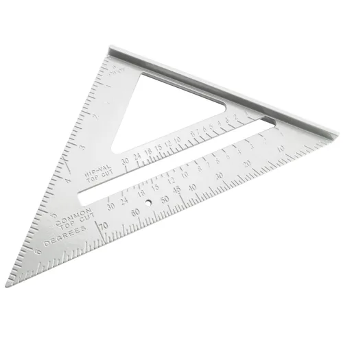 Vista 4 de TAODAN 7 pulgadas de aluminio Rafter ángulo cuadrado marco medición carpintero herramienta de diseño