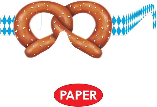 Vista 3 de Beistle Pretzel Eyeglasses Party Accessory (1 Count) (12pkg)
