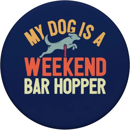 Vista 3 de Dog Agility Bar Jump - Pun Dog Agility PopSockets Adhesive PopGrip