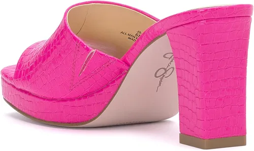 Vista 8 de Jessica Simpson Women's Elyzza Slip on Platform Sandal Heeled