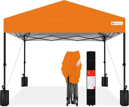 Vista 24 de Best Choice Products Carpa Toldo Desplegable de 10x10 pies para Instalación de 1 Persona, Refugio Portátil Instantáneo con Botón de 1 Toque