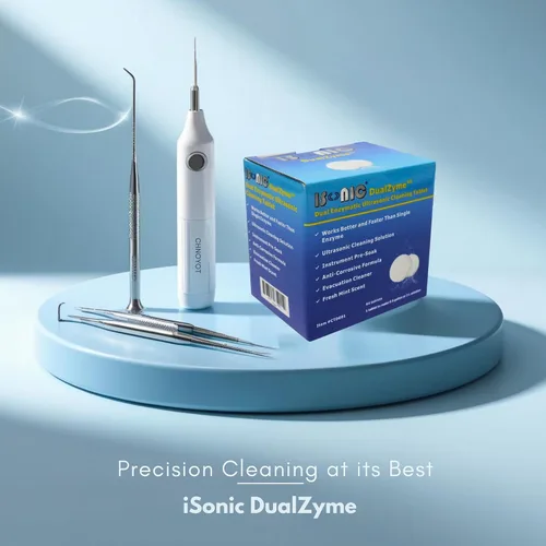 Vista 3 de iSonic CTDE01 DualZyme Dual Enzimatic Ultrasonidos Tableta de Limpieza