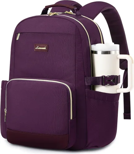 Vista 22 de LOVEVOOK Mochila para laptop para mujer, 15,6 pulg.
