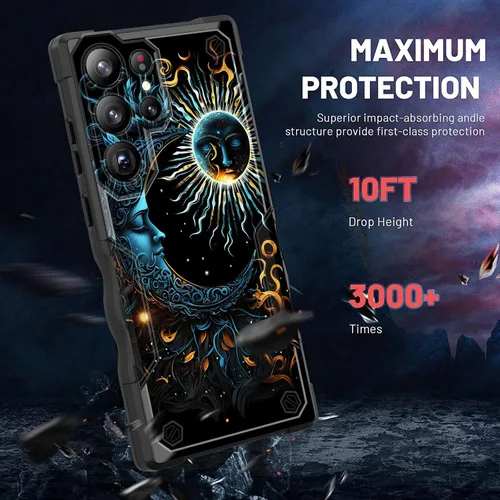 Vista 271 de Funda para Galaxy A14 5G, [Doble Capa][Protección contra Caídas de Grado Militar de 10 Pies] [Antideslizante] Funda Resistente a Prueba de Golpes